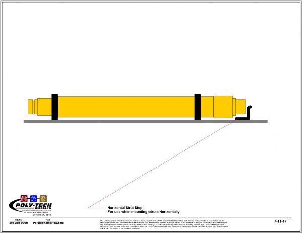 Horizontal Strut Stop