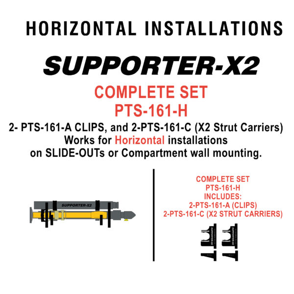 Horizontal Paratech SupporterX2 Mount